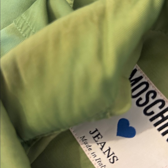 *Designer* Moschino Jeans Oversized Olive Green coach Jacket US34/M Unisex - Picture 10 of 10